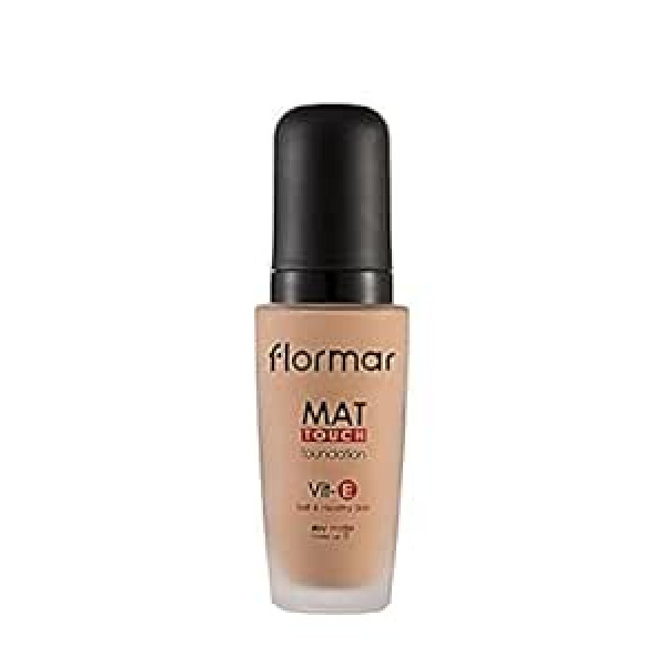 Kenparazzi Mat Touch Foundation, водостойкий макияж, тональный крем с высокой степенью покрытия, стойкий макияж для лица, нежно-бежевый (M301), 1 x 30 мл