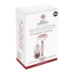 ‎Daily Concepts Daily Concepts Daily Giftset Kvarcinis veido volelis su rožių aliejumi gerina prasiskverbimą ir nusausina limfos sistemas, didina kraujotaką ir mažina paburkimą 227 g