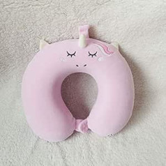 UKKD Travel Pillow Cartoon U-Shaped Travel Pillow Car Flying Inflatable Pillow Neck Holder Headrest Pillow Soft Memory Foam Pillow