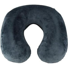 AleXanDer1 Travel Pillow Inflatable U-shaped Sleeping Headrest (Colour: Dark Green)