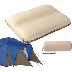 IAZE Blow Up Pillow Camping, Camp Pillow Backpacking | Pārnēsājams mugursomas spilvens, ergonomisks elastīgs īpaši viegls, kompakts piepūšamais spilvens kempingam pārgājieniem, ceļojumiem, gulēšanai