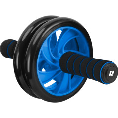 Double wheel, roller for abdominal muscle exercises AB Wheel AB-2, REBEL ACTIVE