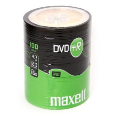 dvd+r 4,7gb, 100 vnt. susitraukiančioje pakuotėje. įrašymo greitis 16x, 120 min. skirta daugialypės terpės įrašymui.