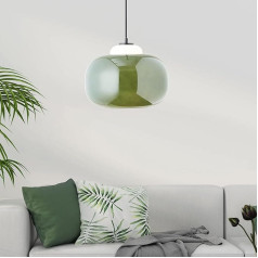 Lightbox Dimmable Retro piekaramais gaismeklis ar zaļu stikla abažūru - regulējams augstums Elegants piekaramais gaismeklis ar saīsināmu kabeli - Maks. 1,29 m augstums un 30 cm diametrs - E27 ligzda maks. 60 W Izgatavots no