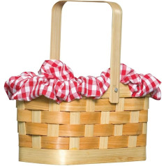 Picknickkorb gingham Kostümzusatz neu