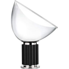 Flos Tischlampe Taccia Small Schwarz, Achille and Pier Giacomo Castiglioni, 16W, Innenbeleleuchtung, 37,3 x 14,2 x 48,5 cm, F6604030