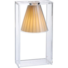 Kartell Light-Air, Tischleuchte, stikls/ bēšs