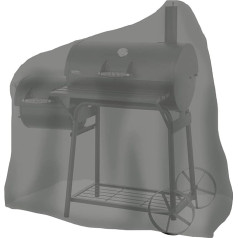 tepro Abdeckhaube Universal für Smoker mittel, anthrazit (73,7 x 125,7 x 119,4 cm)