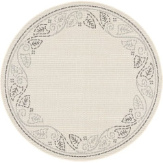 Safavieh Innenhof Collection cy1631–3001-Natur und Braun Bereich Teppich, Polypropylen