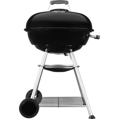 TOUGH MASTER Charcoal Grill, 22 Inch Portable BBQ Oven, Freestanding Grill Trolley with Wheels for Outdoor Party, Patio and Garden (?TM-BBQ22A)