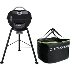 Outdoorchef Chelsea 420G gāzes tējkanna Grila komplekts kempingam, ieskaitot somu