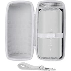 Aenllosi Hard Case for Sony SRS-X300/SRS-XE300 Portable Wireless Bluetooth Speaker, Pocket Only (Light Grey)