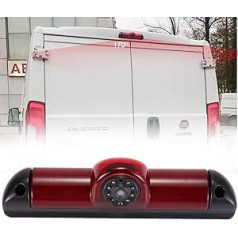 Automašīnas trešā jumta stiprinājuma bremžu gaismas atpakaļgaitas kameras atpakaļgaitas sistēmas parkošanās kamera Fiat Ducato 2006/Peugeot Boxter 2006/Citroen Jumper 2006 (12 mm vecs objektīvs)