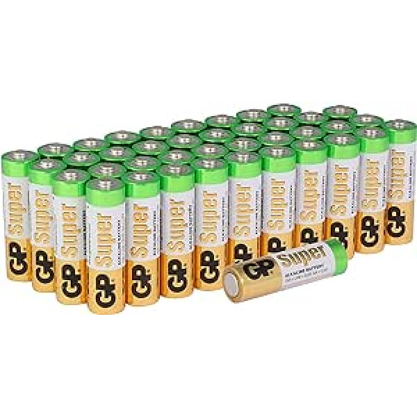 GP Super Alkaline Batterien, AA | Bulk 40 Stück