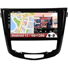 Auto radio priekš Nissan X-Trail Qashqai J11 T32 (2013-2017) ar GPS navigāciju - 10