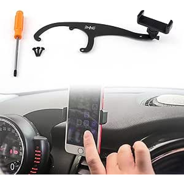 AreyourshopUnion Jack Smartphone Holder for Mini Cooper R55, R56, R57