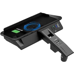 SIGHILL QI Wireless Mobile Phone Charging Station for Car, Suitable for BMW 3 Series Saloon, Touring and 4 Series Coupé All Models (Dock M4-G)