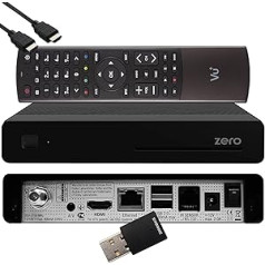 VU+ Zero HW 2. versija — 1x DVB-S2 Full HD satelīta uztvērējs E2 Linux uztvērējs, YouTube, satelīta uztvērējs ar ierakstīšanas funkciju, karšu lasītājs, multivides atskaņotājs, EasyMouse HDMI kabelis un 300 Mbitu WiFi stick,