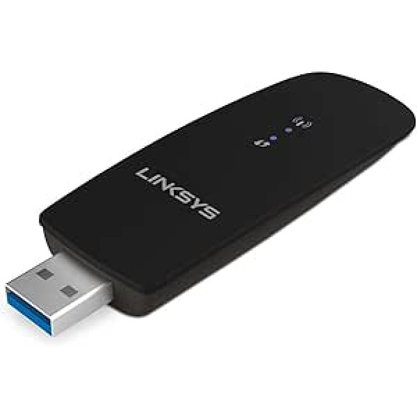 Linksys Mini USB belaidis adapteris – sertifikuotas atnaujintas juodas