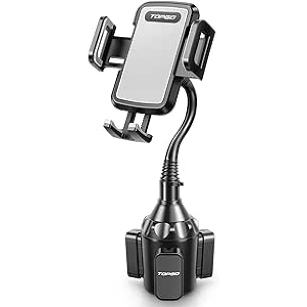 Car Cup Holder, Phone Holder, Adjustable Gooseneck Cup Holder for Smartphones