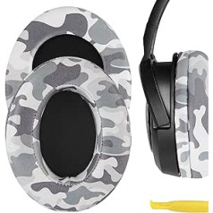 Geekria QuickFit Protein Leather rezerves ausu spilventiņi Corsair HS35, HS40, HS45 Austiņu Ausu spilventiņi, Ausu kausu remonta daļas (Camo)