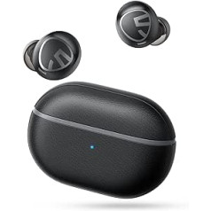 SoundPEATS Bluetooth 5.1 austiņas Free2 klasiskās bezvadu austiņas ar 30 stundu atskaņošanas laiku IPX5 ūdensizturīgs sportam Stereo ausīs ievietojamas austiņas Iebūvēts mikrofons skaidriem zvaniem