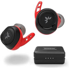 Avantree TW106 Bluetooth sporta austiņas 5.0 IPX7 bezvadu austiņas In-Ear Sport fitnesa skriešanai ar ausu spurām, aptX kodeku, ar lielisku skaņu un skaļuma kontroli, 120 stundu akumulatora darbības laiku