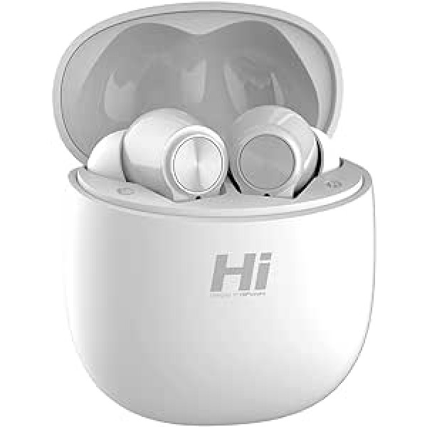 Hifuture FlyBuds Pro — Bezvadu austiņas — Bluetooth 5.0 TWS — Ūdensizturīgs (IPX5) — 20 stundu akumulators — Automātiska ieslēgšana un izslēgšana — Iebūvēts mikrofons — Skārienvadība — Balts