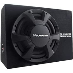 Pioneer TS-WX306B Active Subwoofer, Powerful Housing Subwoofer with 1300 W Maximum Power, 30 cm Subwoofer in MDF Housing, Impp Membrane, Black, Input Rated Power 350 W