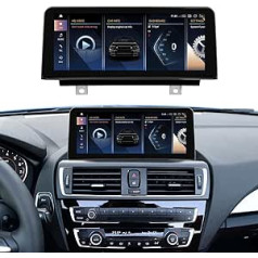 Android 13 Car Radio 10,25 collu skārienekrāns BMW NBT 1/2 Series F20/F21 (2011-2016) F22 F23 Cabrio (2013-2016), Multimedia Car Radio atbalsta Apple Carplay, Android Car, Mirror Link, 8G + 256G