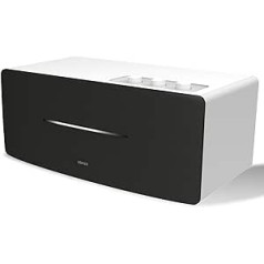 EDIFIER D12 kompaktā stereo skaļruņu sistēma (70 W) ar Bluetooth 5.0 un infrasarkano tālvadības pulti — lieliski piemērota ēdamistabai, virtuvei, darba vietai