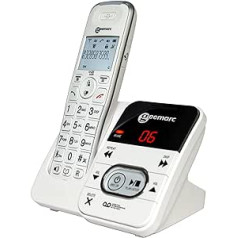 Geemarc Amplidect 295 - Einfach zu bedienendes verstärktes schnurloses Telefon mit Anrufbeantworter, starkem Klingelton und großen Tasten für Senioren - Geringer bis mittlerer Hörverlust - DE versija