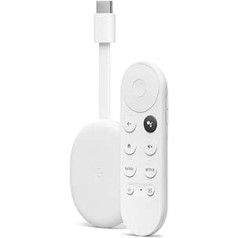 Chromecast ar Google TV (4K) Snow — ienesiet televizorā izklaidi, izmantojot meklēšanu ar balsi. Straumējiet filmas, seriālus vai Netflix līdz pat 4K HDR kvalitātē. Viegli uzstādīt