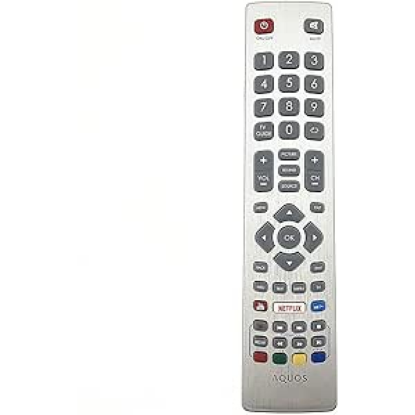 Oriģinālā SHWRMC0115 tālvadības pults Sharp Aquos UHD 4K Freeview televizoram LC-32HG5141K LC-40UG7242K LC-40UG7252E