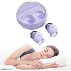 Xmenha Invisible Small Bluetooth Sleep Austiņas sānu gultņiem, Bezvadu, Neredzama trokšņu slāpēšana, Austiņas gulēšanai, Tiny Sleep Austiņas mazām ausīm, Bezvadu