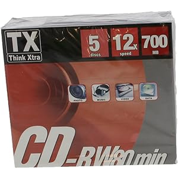 TX Think Xtra CD-RW 80 700 MB — 5. daļa
