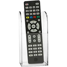 Acrylic Wall Mount for One Compartment Remote Control