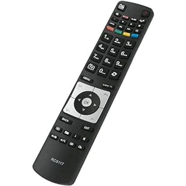 Ersatz Fernbedienung tālvadības pults für Telefunken Fernseher TV RC5118 RC-5118