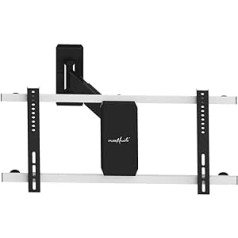 PureMounts PM-EASYFLEX-65 Wandhalterung für Fernseher bis 178cm (70 Zoll), ultraflach, vollbeweglich, Wandabstand: 40-305mm, Traglast: max. 30kg, VESA 600