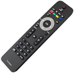 ALLIMITY Replacement Remote Control for Philips 32PFL3403D/12 32PFL5403D/10 32PFL5403H/10 37PFL5403H/10 37PFL5603H/10 42PFL3403D/12 42PFL5403H/10 42PFL5403H/10 42PFL5403H 603D 1600 42PFL5603H/10