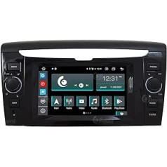 Costum Fit Car Radio ierīcei Lancia Ypsilon Android GPS Bluetooth WiFi Dab USB Full HD skārienekrāna displejs, 6,2 collu Easyconnect 8 kodolu procesors, balss komandas