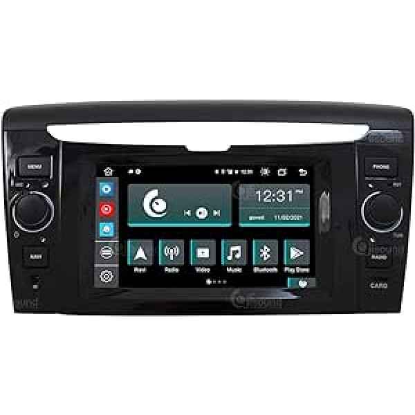 Costum Fit Car Radio ierīcei Lancia Ypsilon Android GPS Bluetooth WiFi Dab USB Full HD skārienekrāna displejs, 6,2 collu Easyconnect 8 kodolu procesors, balss komandas