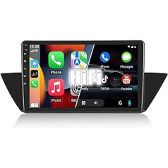 [2+64G] auometo Android 13 Car Radio priekš BMW X1 E84 (2009-2015) ar bezvadu CarPlay Android Car, 10,1 collu ekrāns ar navigācijas sistēmu HiFi Bluetooth RDS WiFi/Mirrorlink + atpakaļgaitas kamera