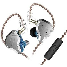 KZ ZS10 Pro 4BA+1DD In-Ear Austiņas HiFi Clear Bass Musician Austiņas Trokšņu slāpēšanas Monitora Austiņas Ar Noņemamu Kabeli Blue