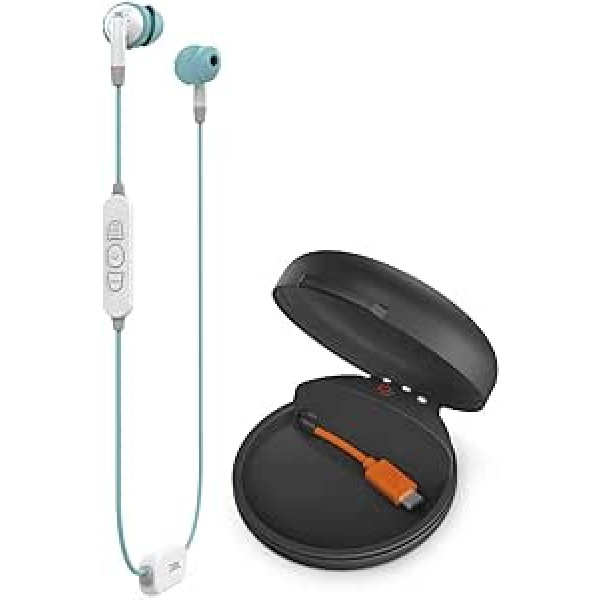 JBL JBLINSP700TEL Inspire 700 Kabelloser In-Ear-Sport kopfhörer ar Ladebox aqua und weiß,blau