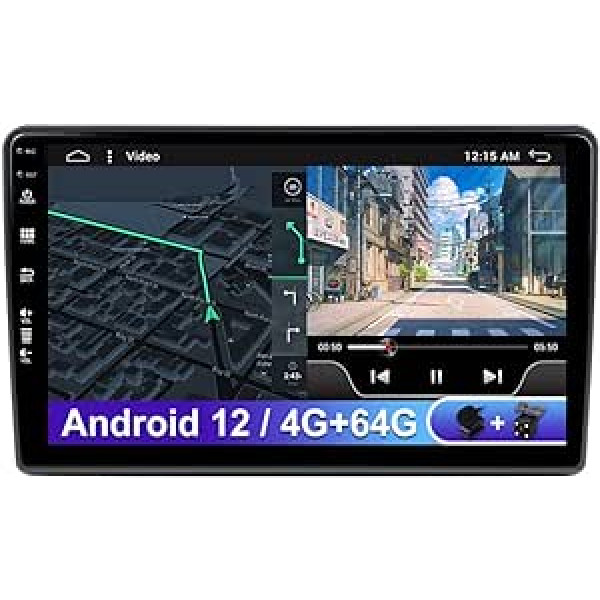 Automašīnas radio Android 12, kas paredzēts Fiat Ducato/Peugeot Boxer/Citroen Jumper (2006-2022) -4G+64G- [Iebūvēts CarPlay/DSP/GPS] — Bezmaksas kameras un mikrofona atbalsts DAB/Stūres vadība/MirrorLink/RDS