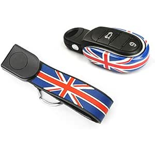 Heinmo Remote Fob Key Case atslēgu piekariņš Cooper ONE S JCW Clubman Countryman F54 F55 F56 F57 F60 Automašīnu veidošanas piederumi (Red Jack)