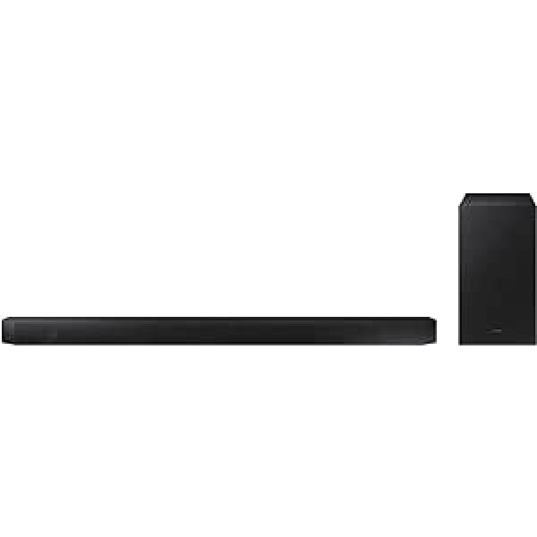 Samsung HW-Q64GC 3.1 kanālu Q skaņu josla ar zemfrekvences skaļruni, Dolby Atmos/DTS Virtual:X, Q-Symphony, Adaptive Sound Lite [2023]