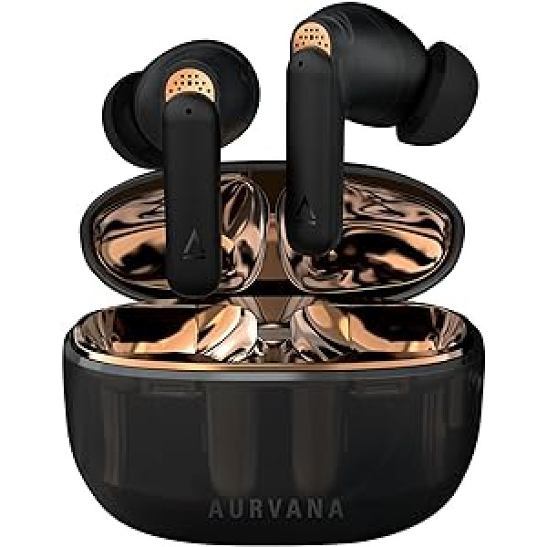 CREATIVE Aurvana Ace 2 viegls, īsts bezvadu in-Ears ar Bluetooth LE Audio, aptX Lossless un xMEMS draiveri, aptX adaptīvs, adaptīvs ANC, apkārtējās vides režīms, akumulatora darbības laiks līdz 24 stundām, mikrofons