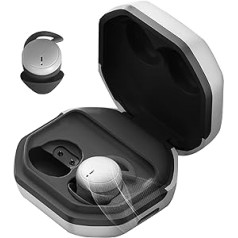 Xmenha Mini Bluetooth Austiņas In-Ear Austiņas Neredzamas Mazākās Bezvadu Austiņas Gulēšanai Mazām Ausīm Bērni Sānu Guļamvieta Sports ar Uzlādes maciņu priekš iPhone Android Melns